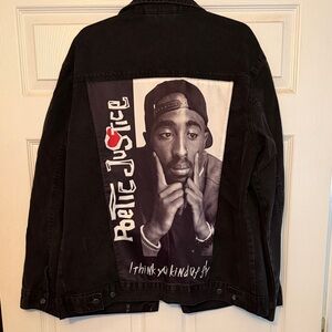 Chemistry Black Jacket with 2 Pac Poetic Justice Graphic
